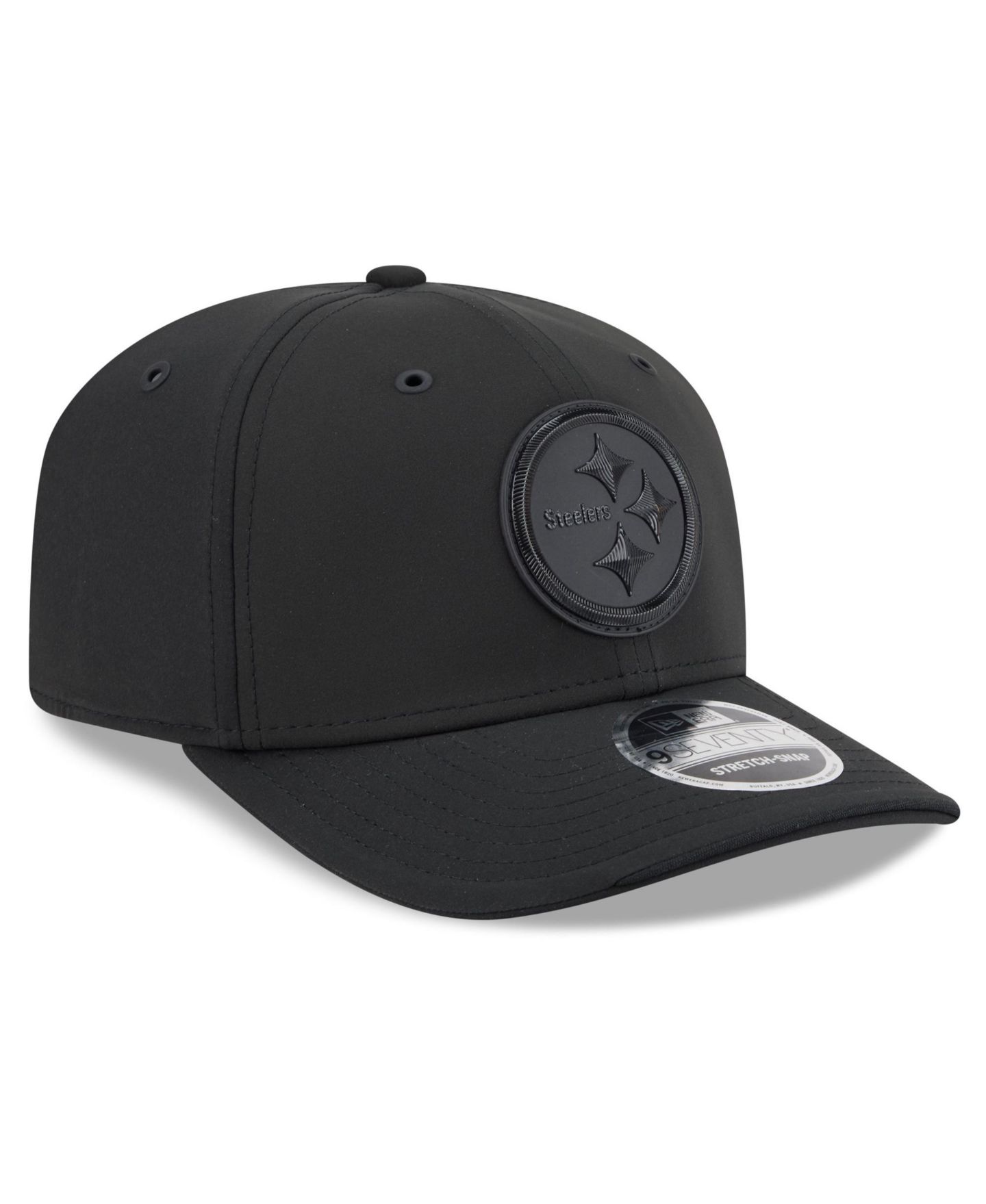 Мужская кепка New Era Black Pittsburgh Steelers 2026 Sideline 9SEVENTY Adjustable Hat — фото 4
