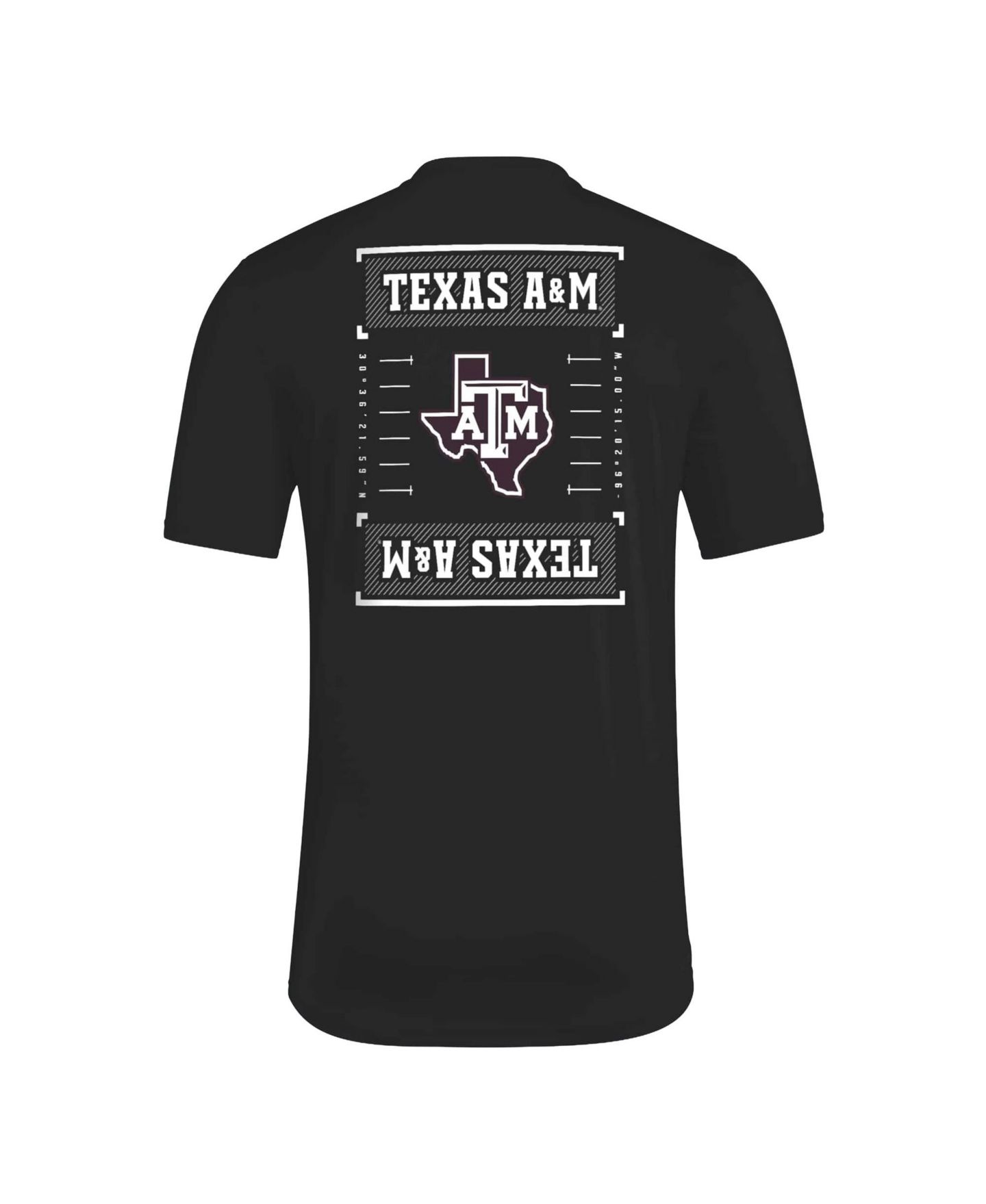 Мужская футболка adidas Black Texas A M Aggies Locker Football Icon Aeroready Pre-Game — фото 2