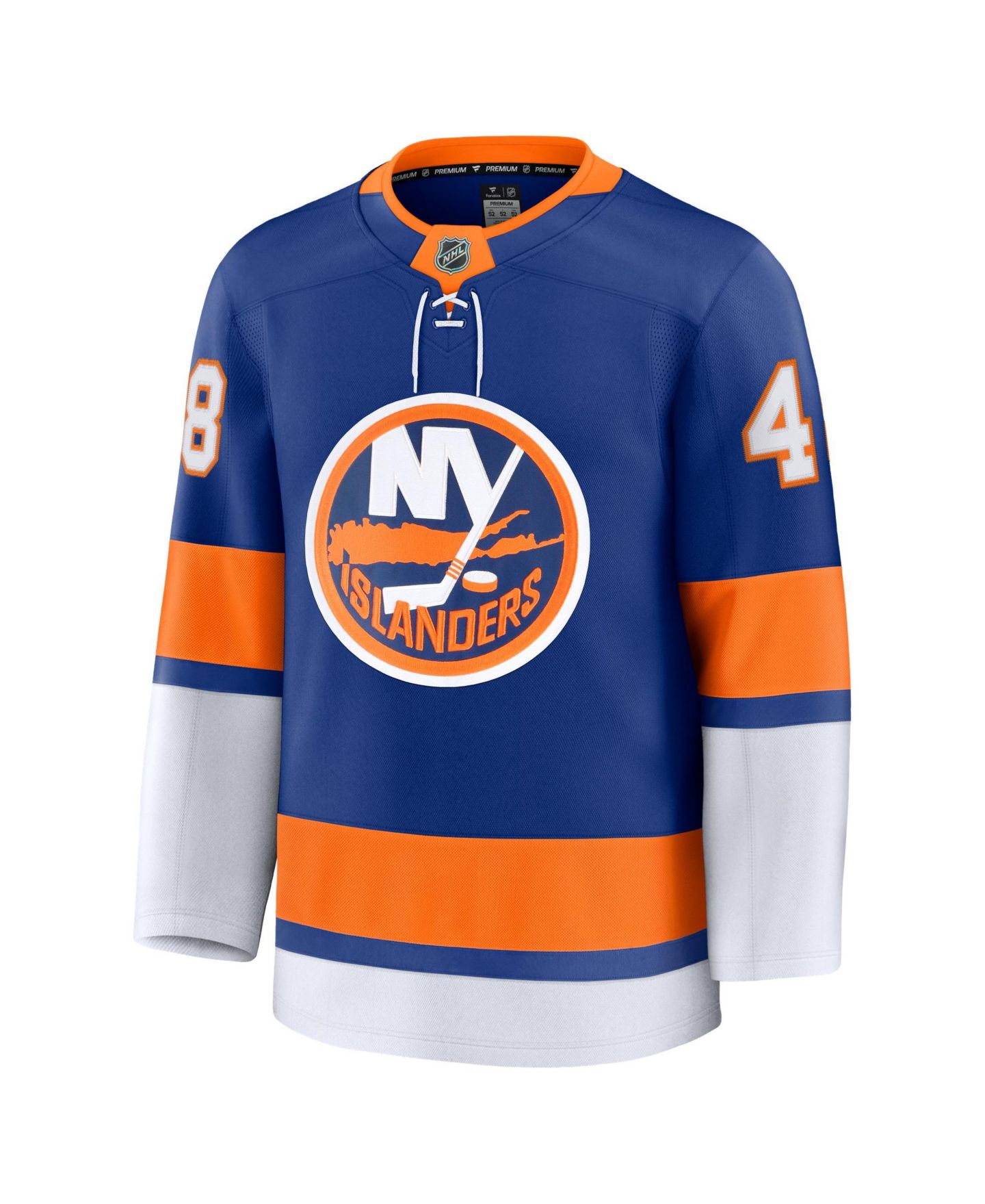 Мужской топ Fanatics Matthew Schaefer Royal New York Islanders Home Premium Jersey — фото 6