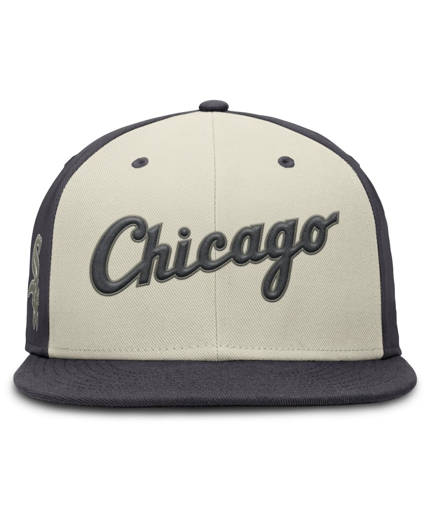 Мужская кепка Nike Cream Chicago White Sox Dri-FIT True Fitted Hat — фото 4