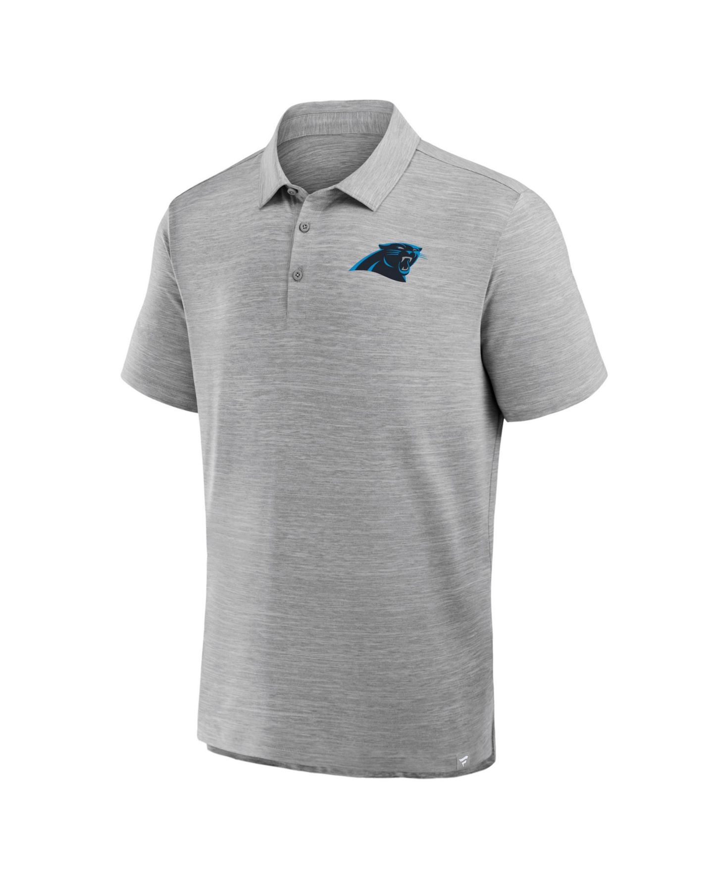 Мужское поло Fanatics Heather Gray Carolina Panthers Clutch Polo Shirt — фото 3