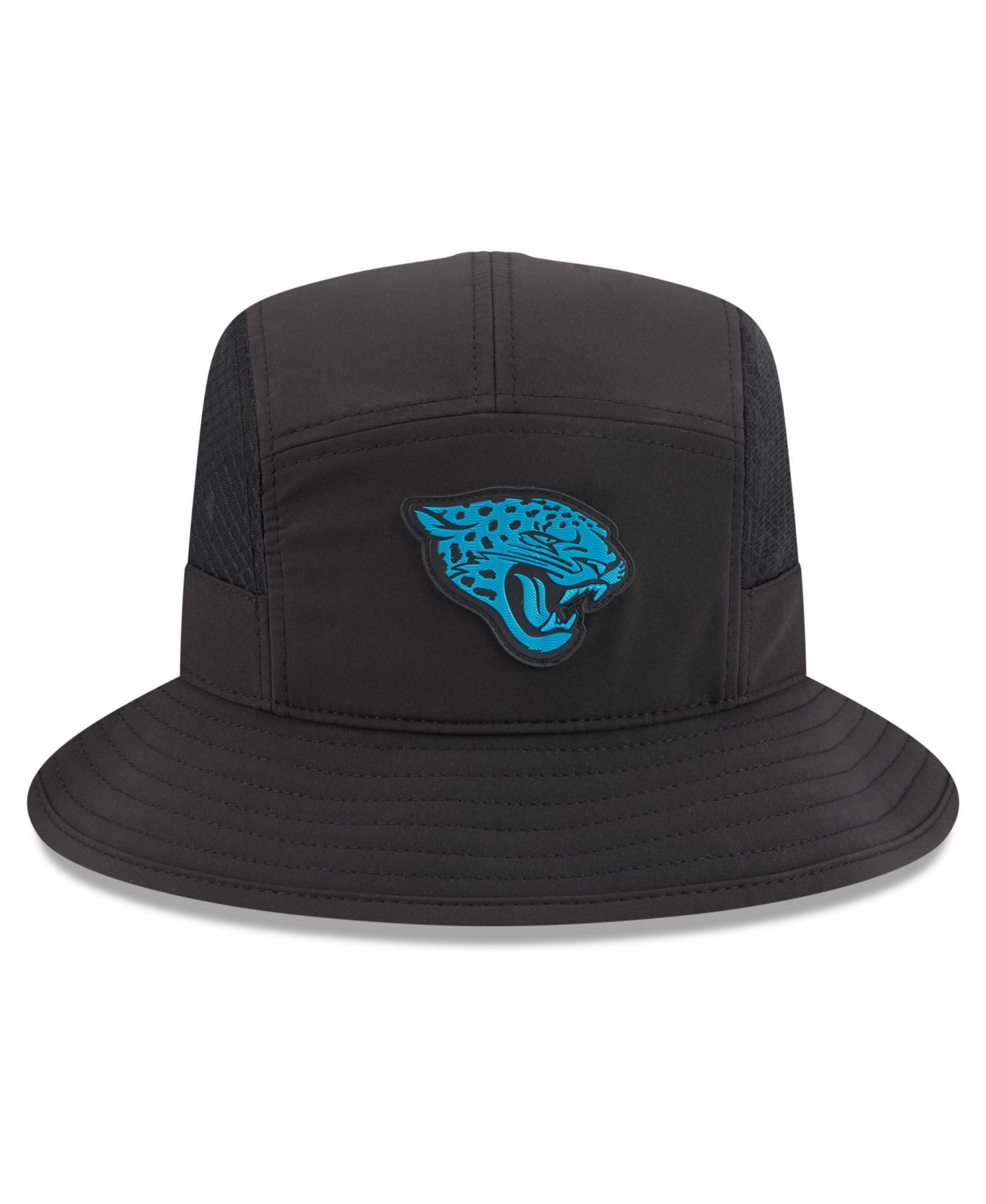 Мужская панама New Era Black Jacksonville Jaguars 2026 Sideline Bucket Hat — фото 4