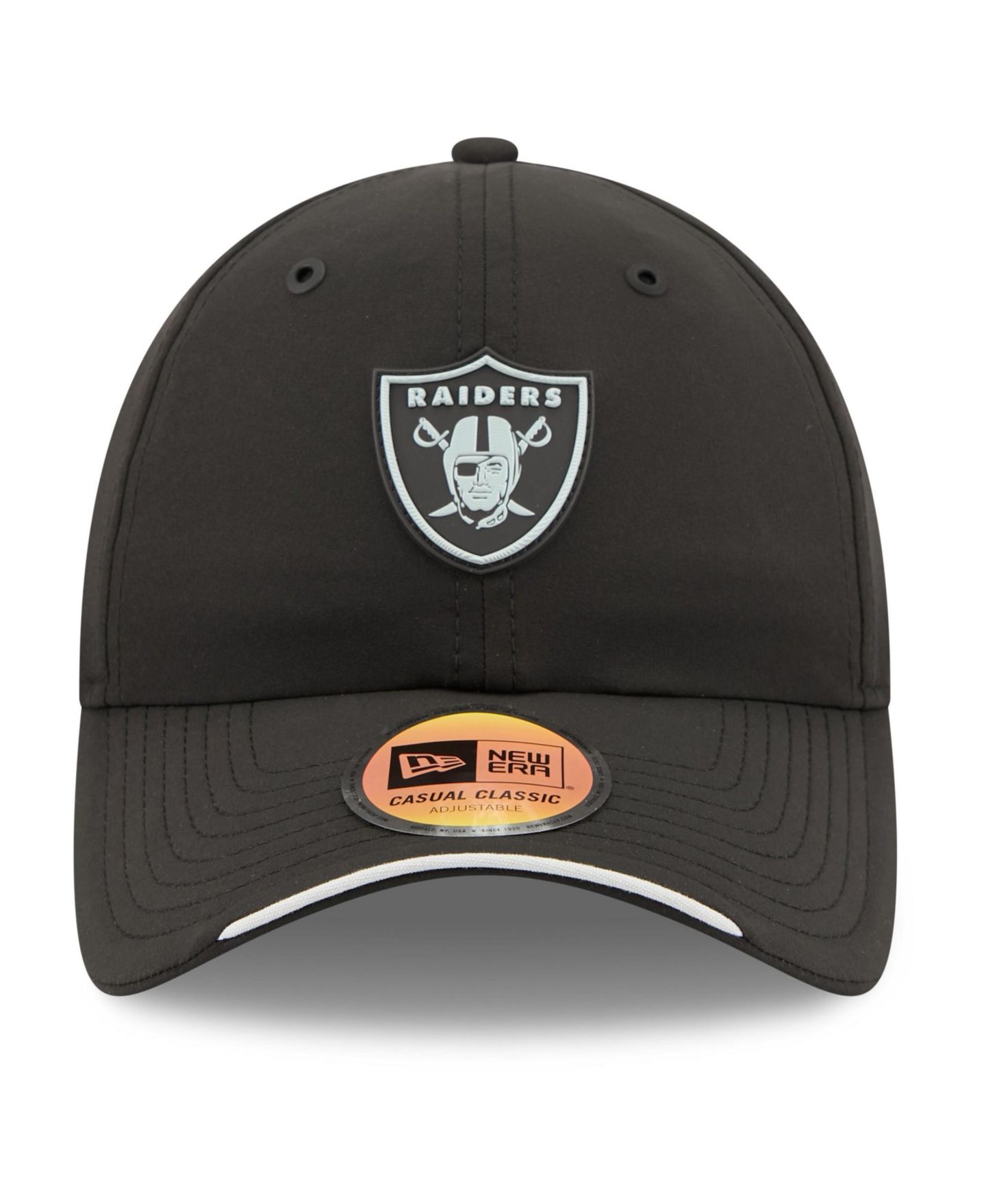 Мужская кепка New Era Black Las Vegas Raiders 2026 Sideline Casual Classic Adjustable Hat — фото 5
