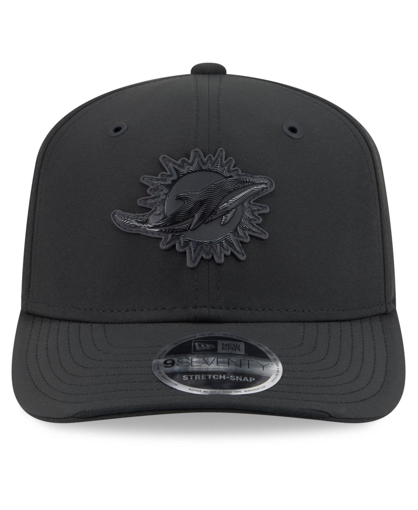 Мужская кепка New Era Black Miami Dolphins 2026 Sideline 9SEVENTY Adjustable Hat — фото 5