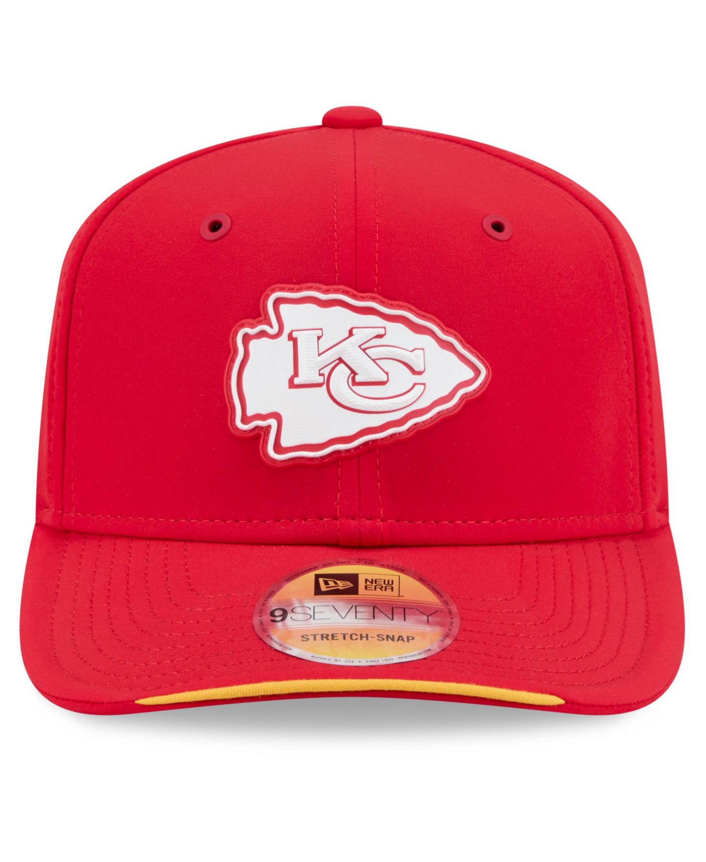 Мужская кепка New Era Red Kansas City Chiefs 2026 Sideline 9SEVENTY Adjustable Hat — фото 5