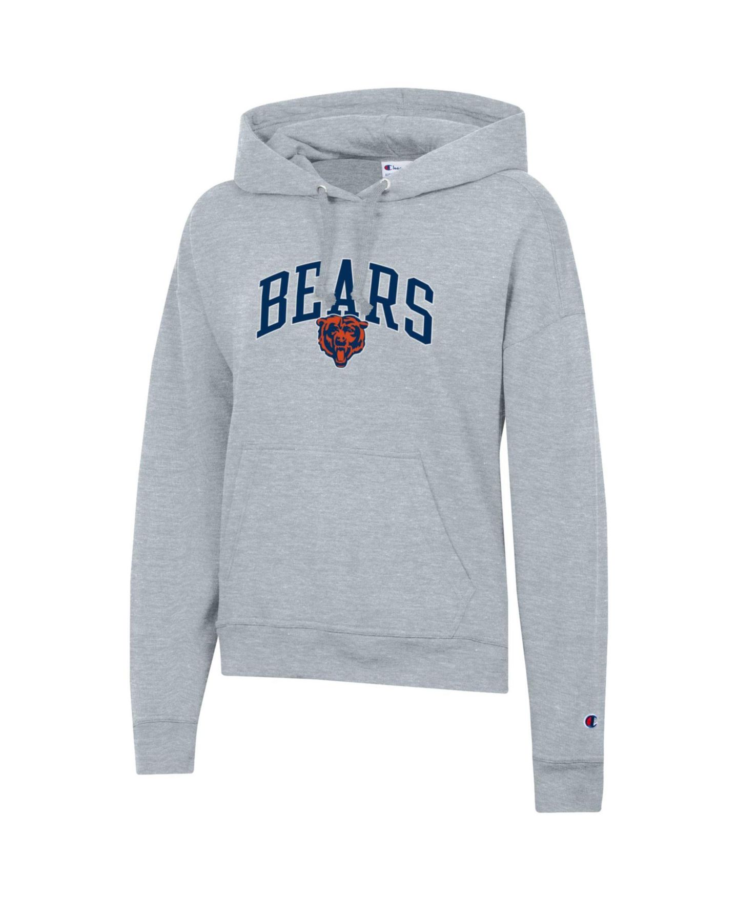 Женское худи Champion Heather Gray Chicago Bears Power blend — фото 3