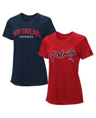 Women's 2-piece Navy/Red New England Patriots T-Shirt