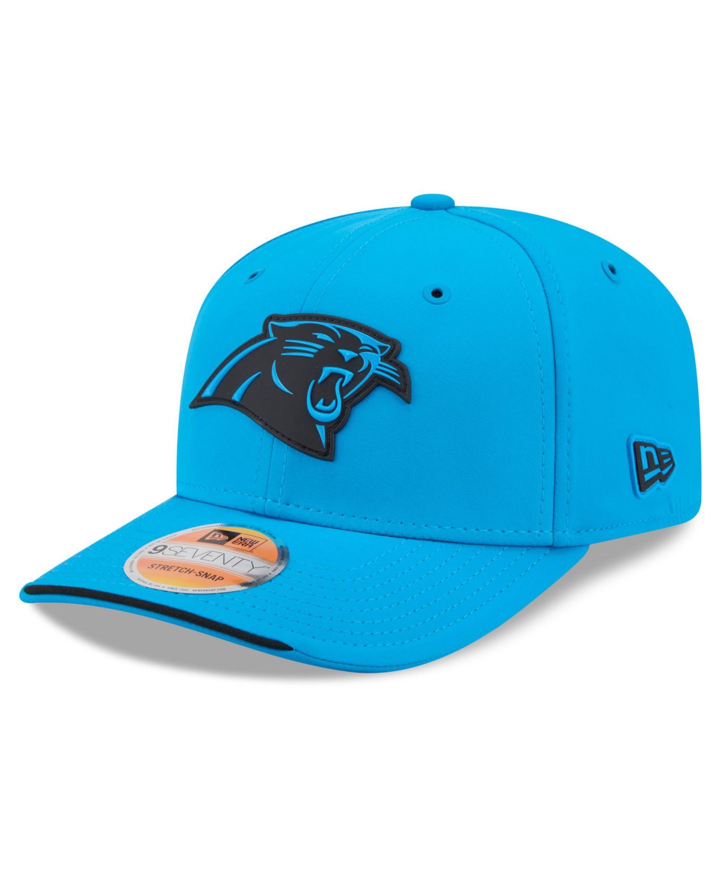 Мужская кепка New Era Blue Carolina Panthers 2026 Sideline 9SEVENTY Adjustable Hat — фото 1