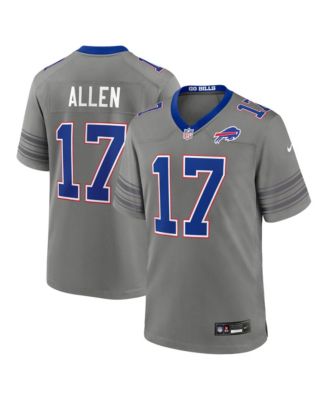 Men's Josh Allen Gray Buffalo Bills Nickel City Game Jersey
