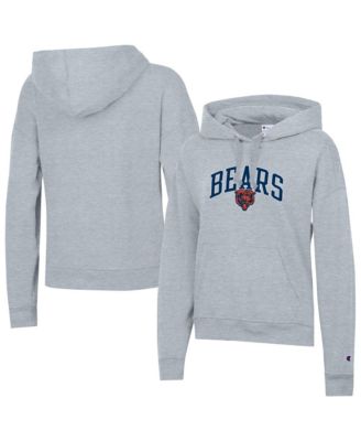Women's Heather Gray Chicago Bears Power blend Hoodie