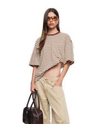 Women's Striped Crewneck T-Shirt