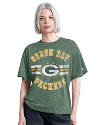 Women's Green Bay Packers Jump Shot Boyfriend Tri-Blend T-Shirt
