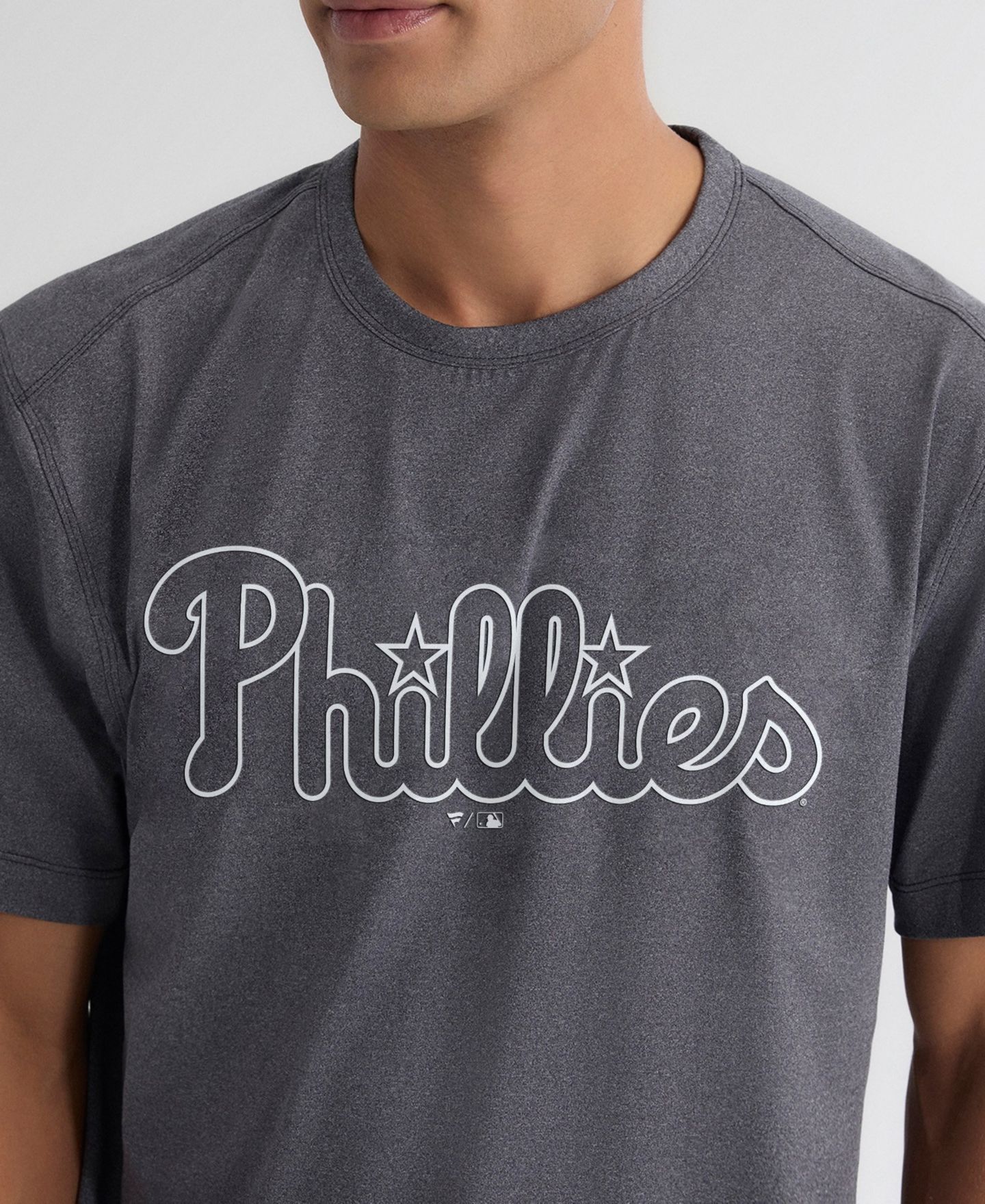 Мужская футболка Fanatics Charcoal Philadelphia Phillies Clutch Winning Edge — фото 6