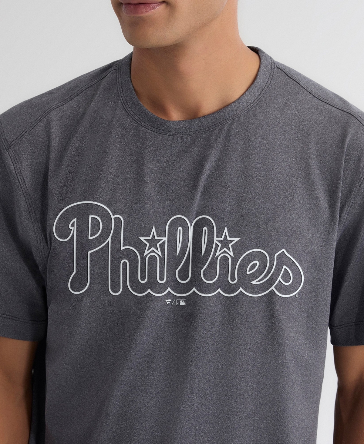 Fanatics Men's Charcoal Philadelphia Phillies Clutch Winning Edge T-Shirt