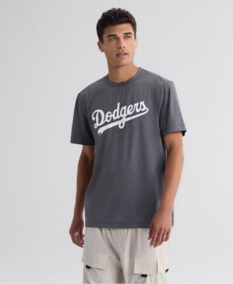 Men's Charcoal Los Angeles Dodgers Clutch Winning Edge T-Shirt