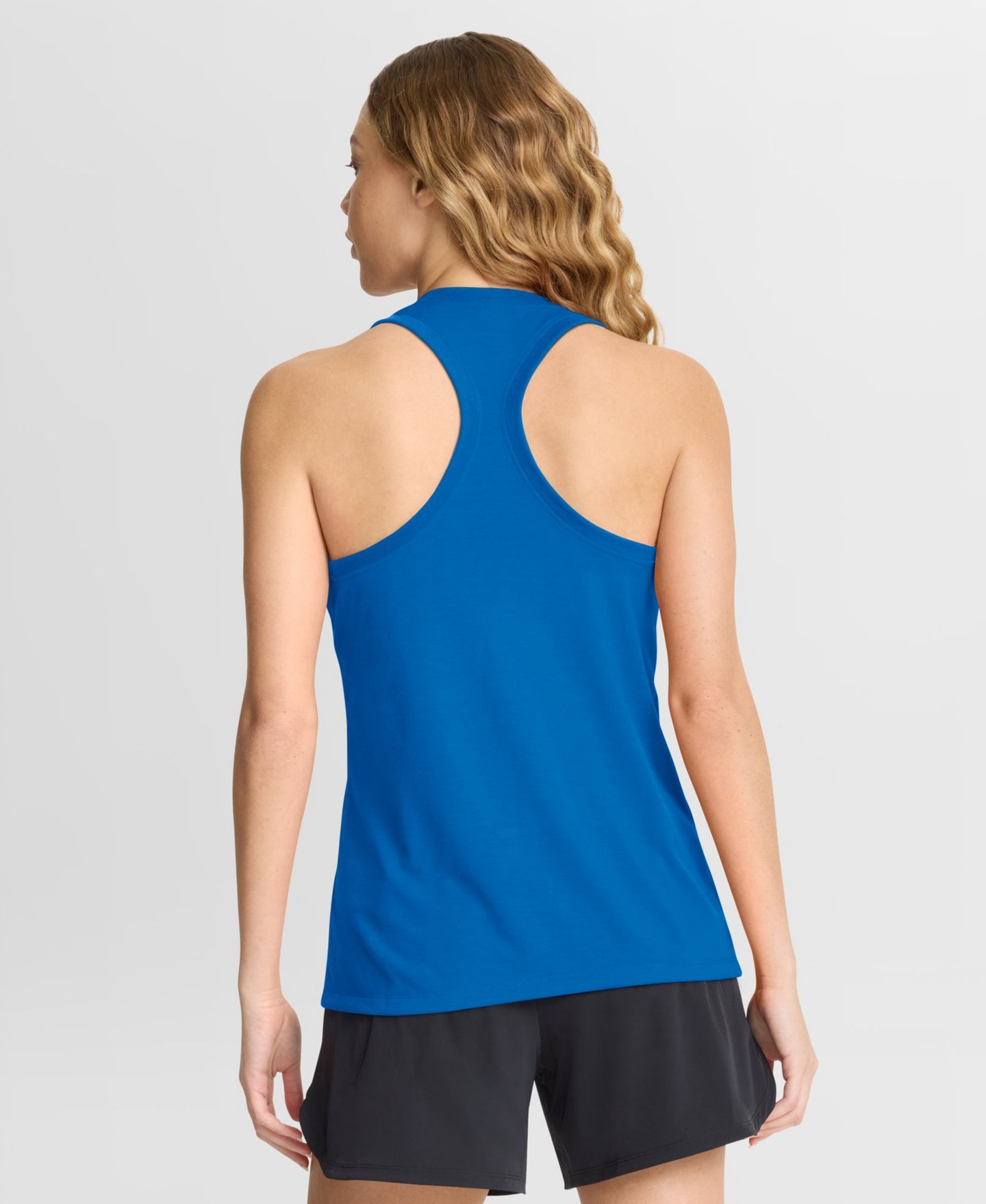 Женский топ Nike Blue Detroit Lions Hurry Up Tri-Blend Dri-FIT — фото 5