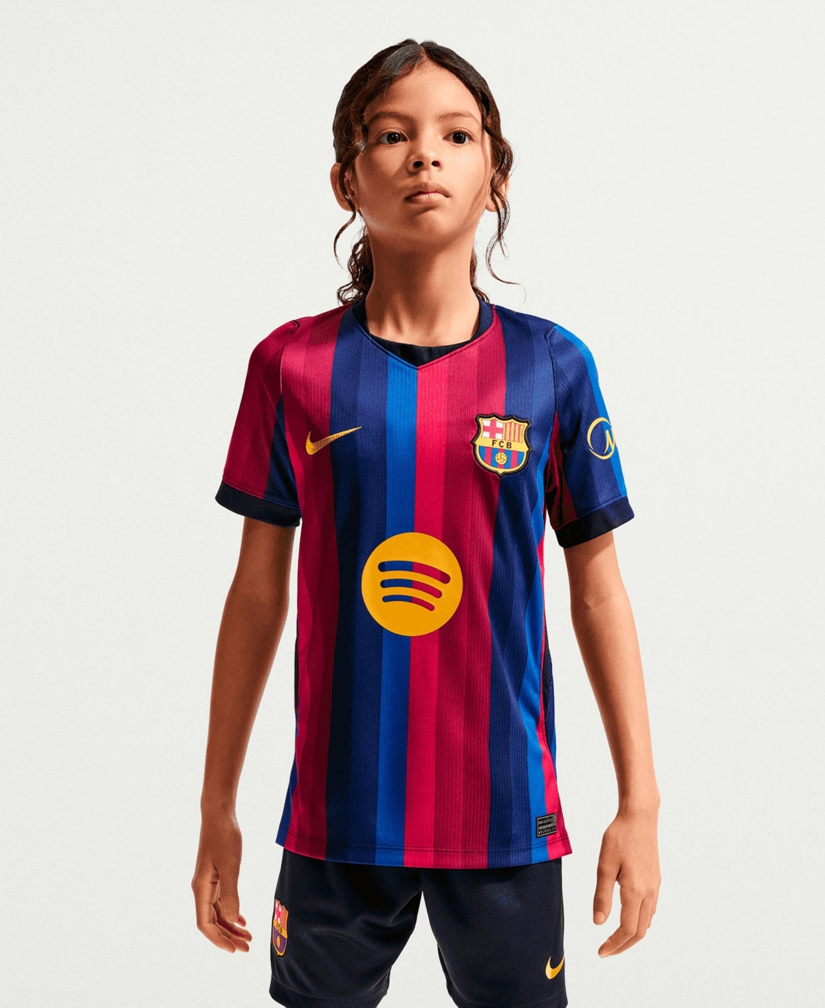 Nike Big Boys and Girls Red Barcelona 2026/27 Home Stadium Replica Jersey