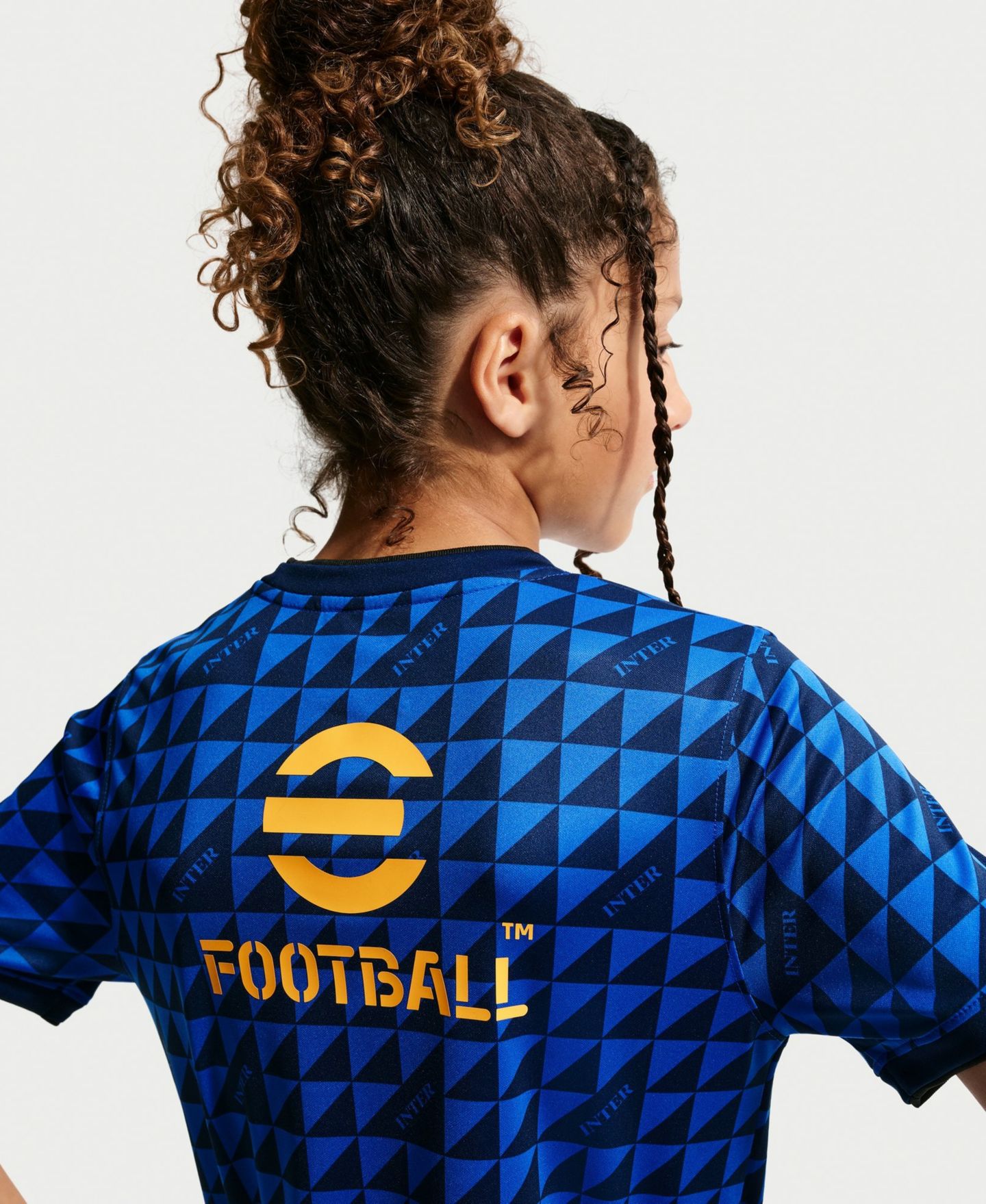 Детская предматчевая выездная джерси Nike Inter Milan 2026/27, Blue — фото 2