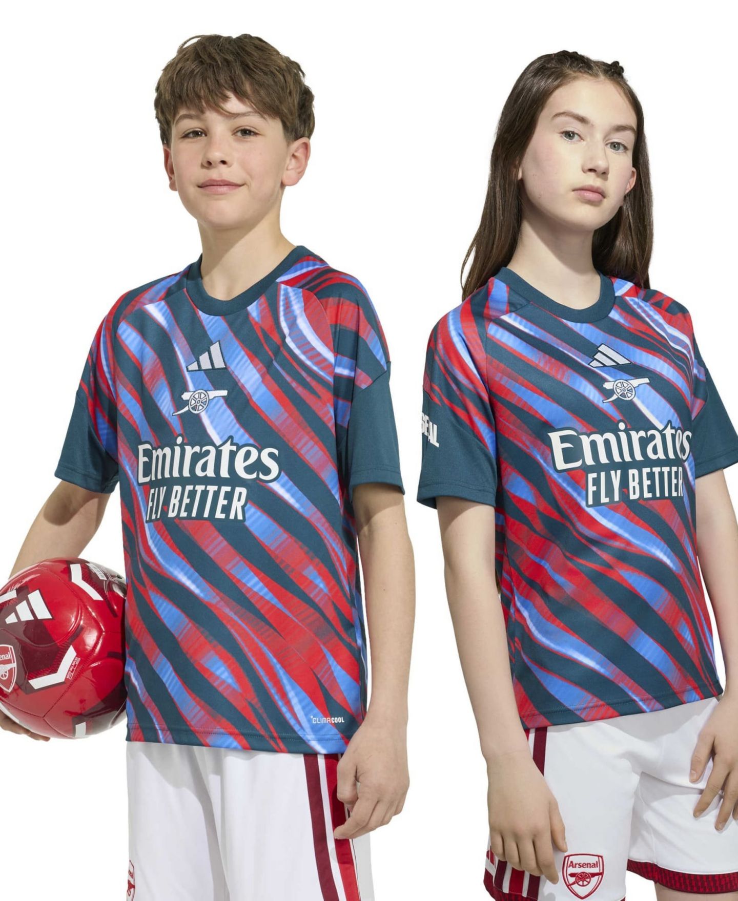 Детский топ adidas Green Arsenal 2026/27 Pre-Match Home Training Jersey — фото 5