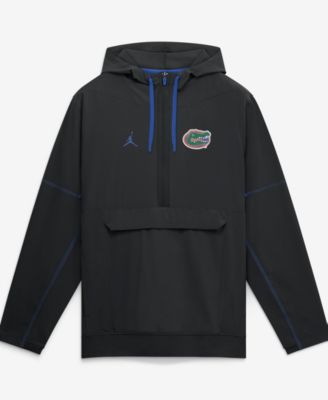 Men's Black Florida Gators 2026 Sideline Anorak Half-Zip Hoodie