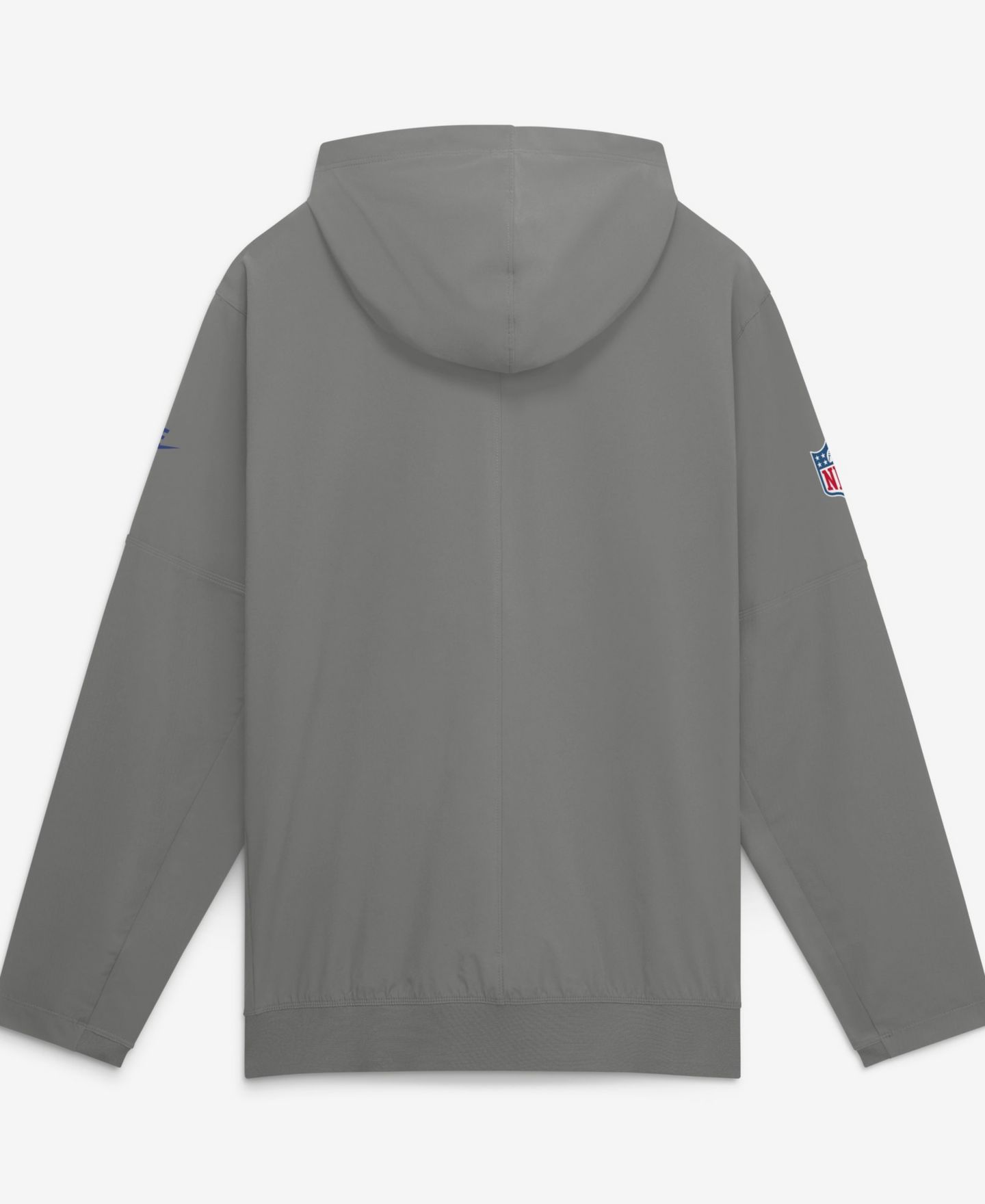 Мужское худи Nike Gray Buffalo Bills Sideline Broken Rules Alternate Anorak Half-Zip — фото 4