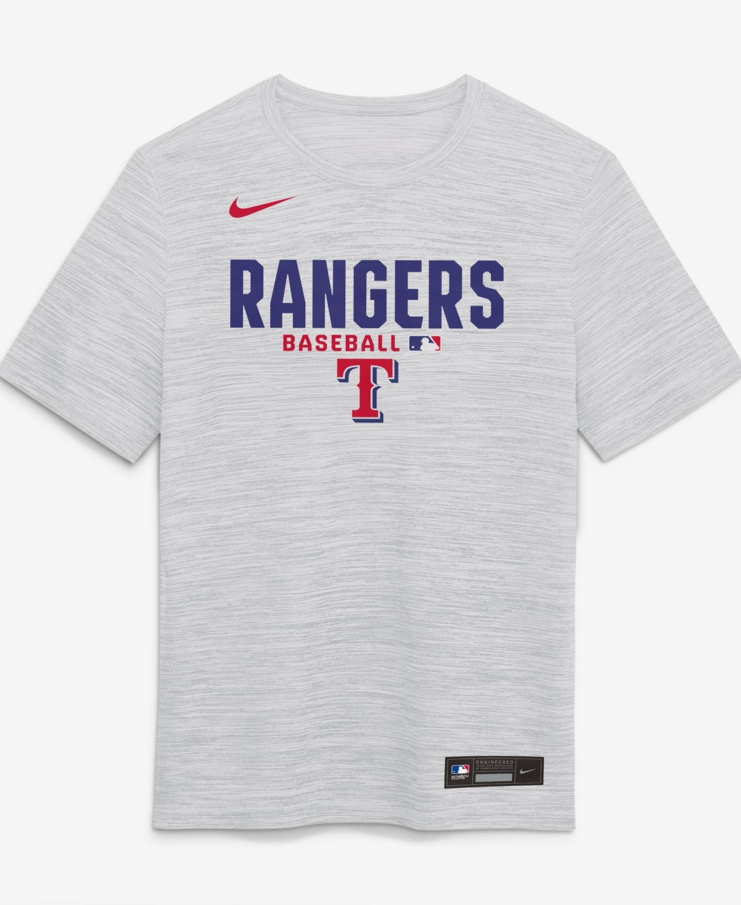 Мужская футболка Nike White Texas Rangers Authentic Collection Velocity Dri-FIT — фото 5