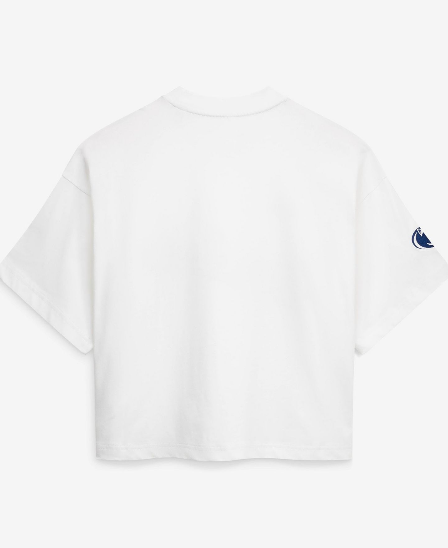 Женское джерси adidas Women's White Penn State Nittany Lions Cropped Baseball Fashion Jersey — фото 3