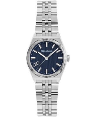 Women's Silver Stainless Steel Bracelet Watch 28mm