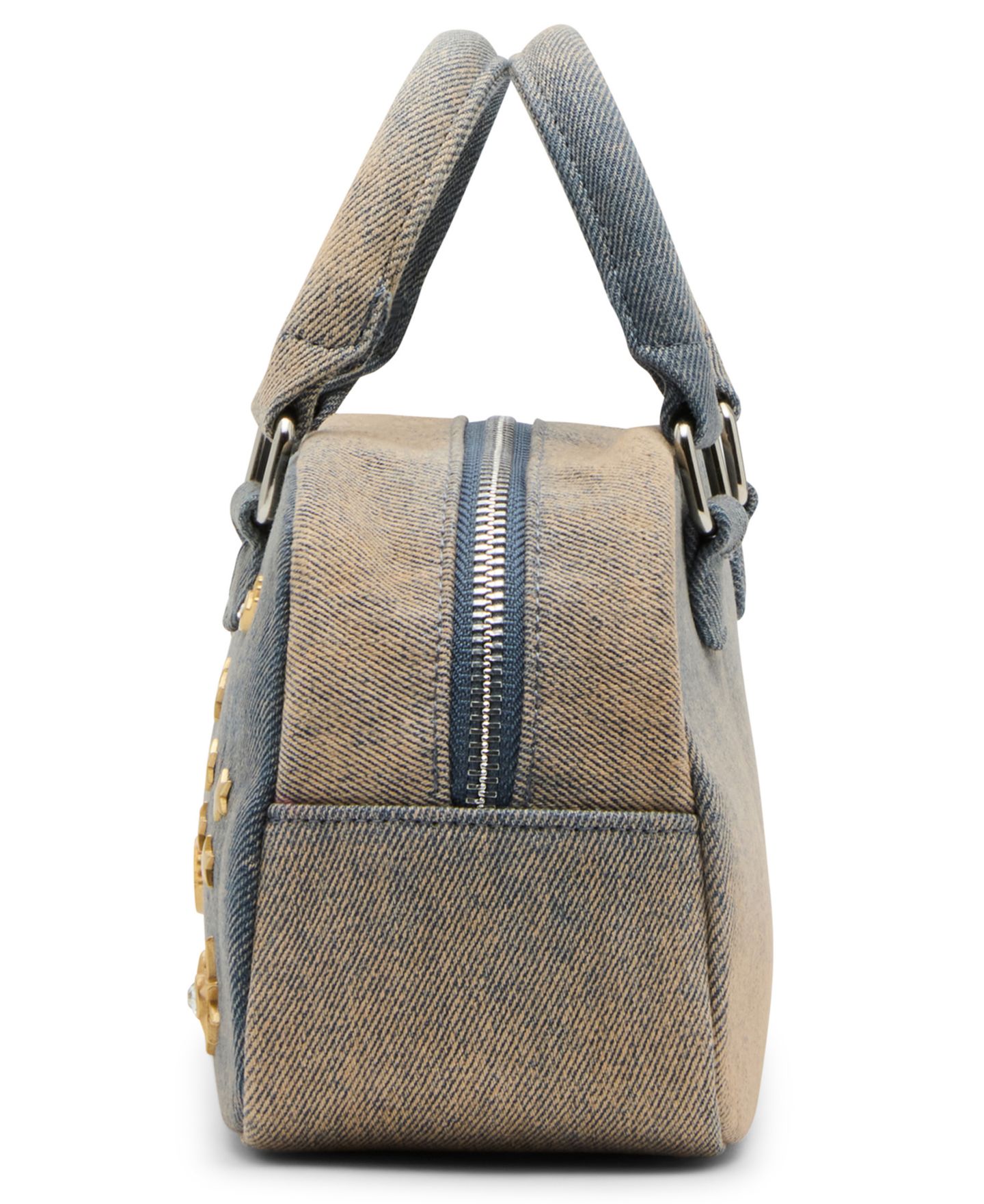 Женская сумка Betsey Johnson Celestial Dome Small Satchel Handbag, цвет: Джинсовый — фото 5