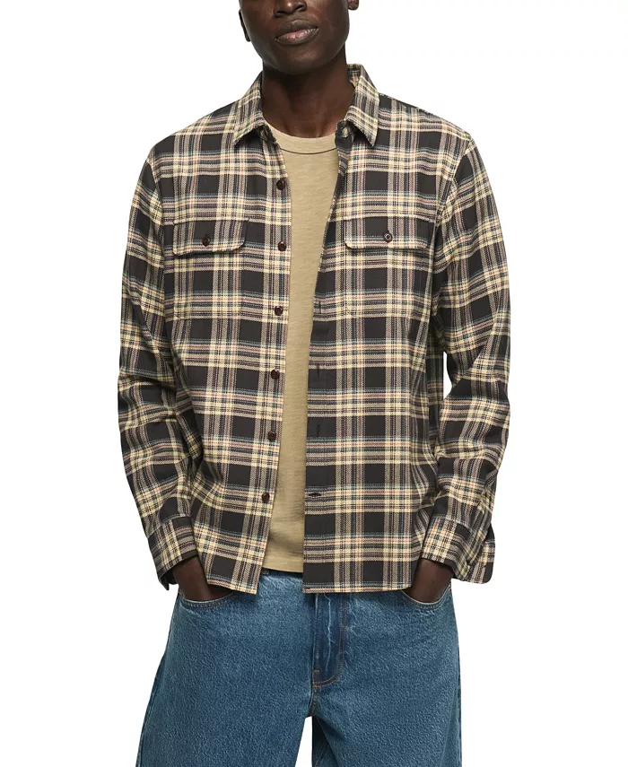 Men's Humboldt Herringbone Plaid Shirt