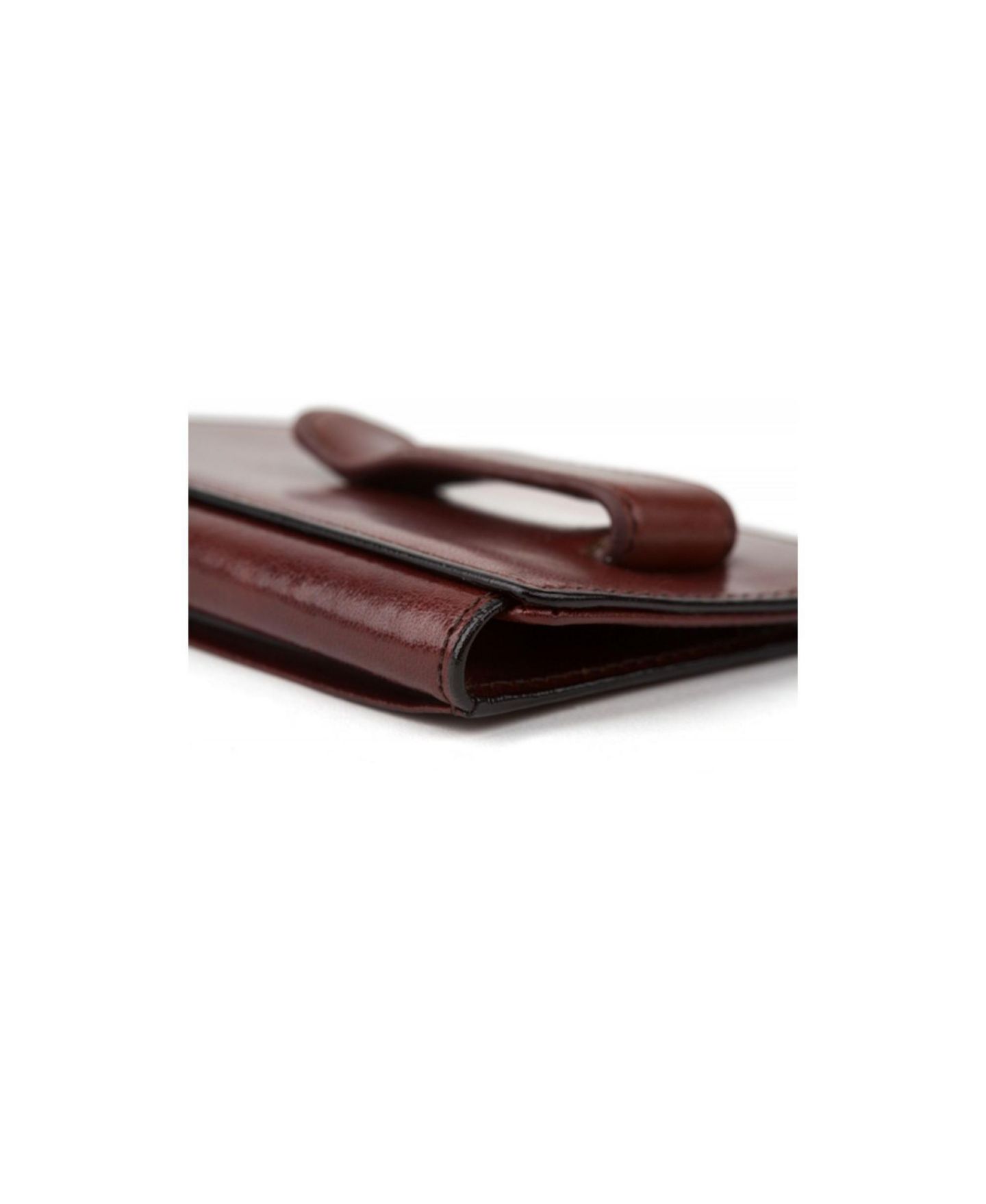 Мужской кошелёк Bosca Old Leather Front Pocket ID Wallet, цвет: Тёмный коричневый — фото 4
