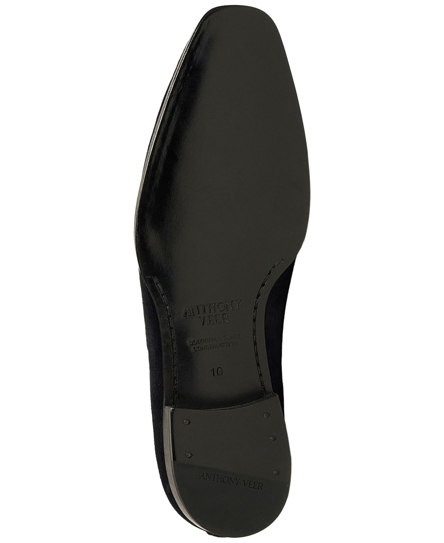 Мужские туфли Anthony Veer Napoli Suede Penny Tassel, цвет: Чёрный бархатный чёрный замшевый — фото 4