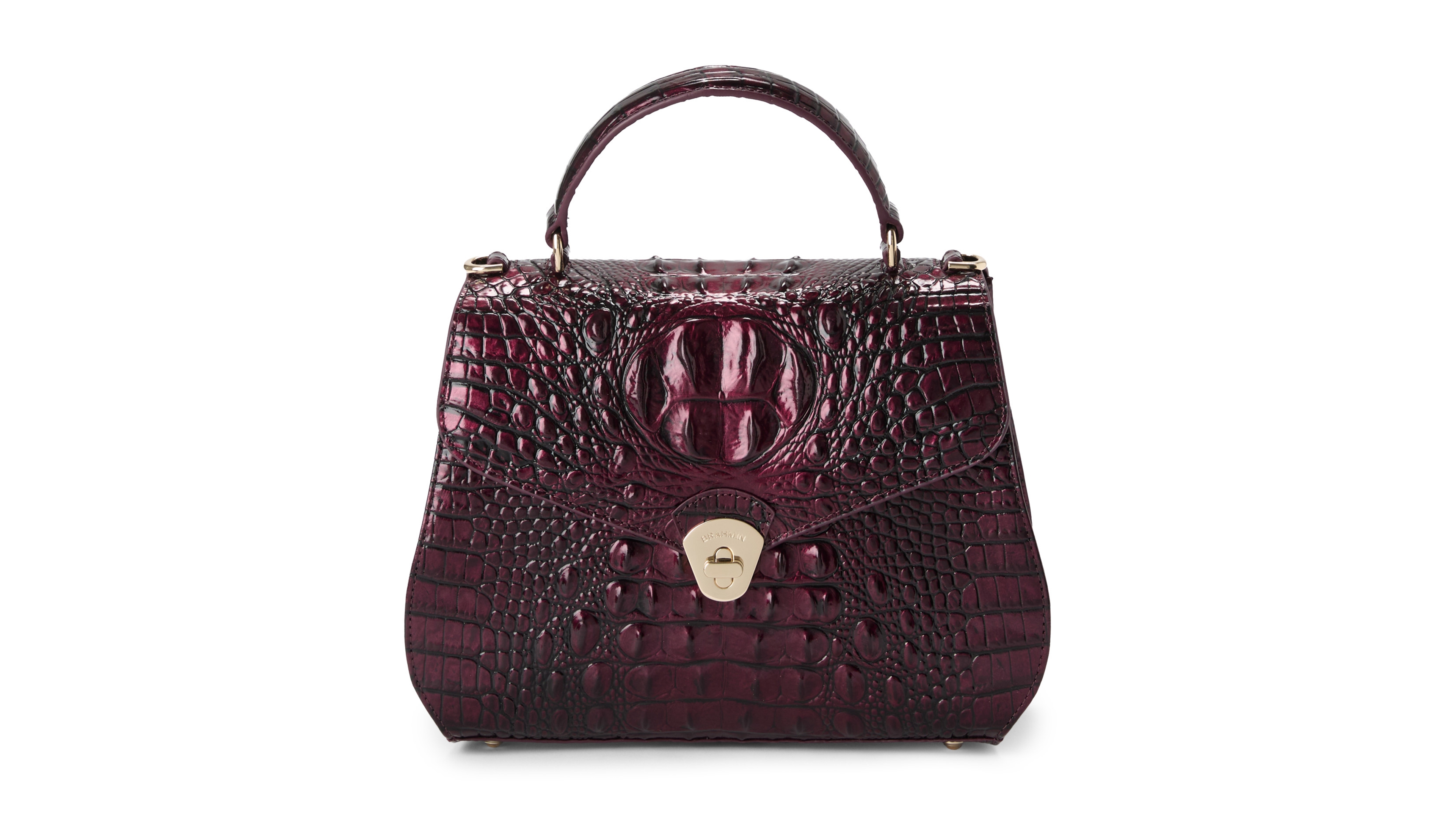 Brahmin Annalise Melbourne Small Leather Satchel Handbag