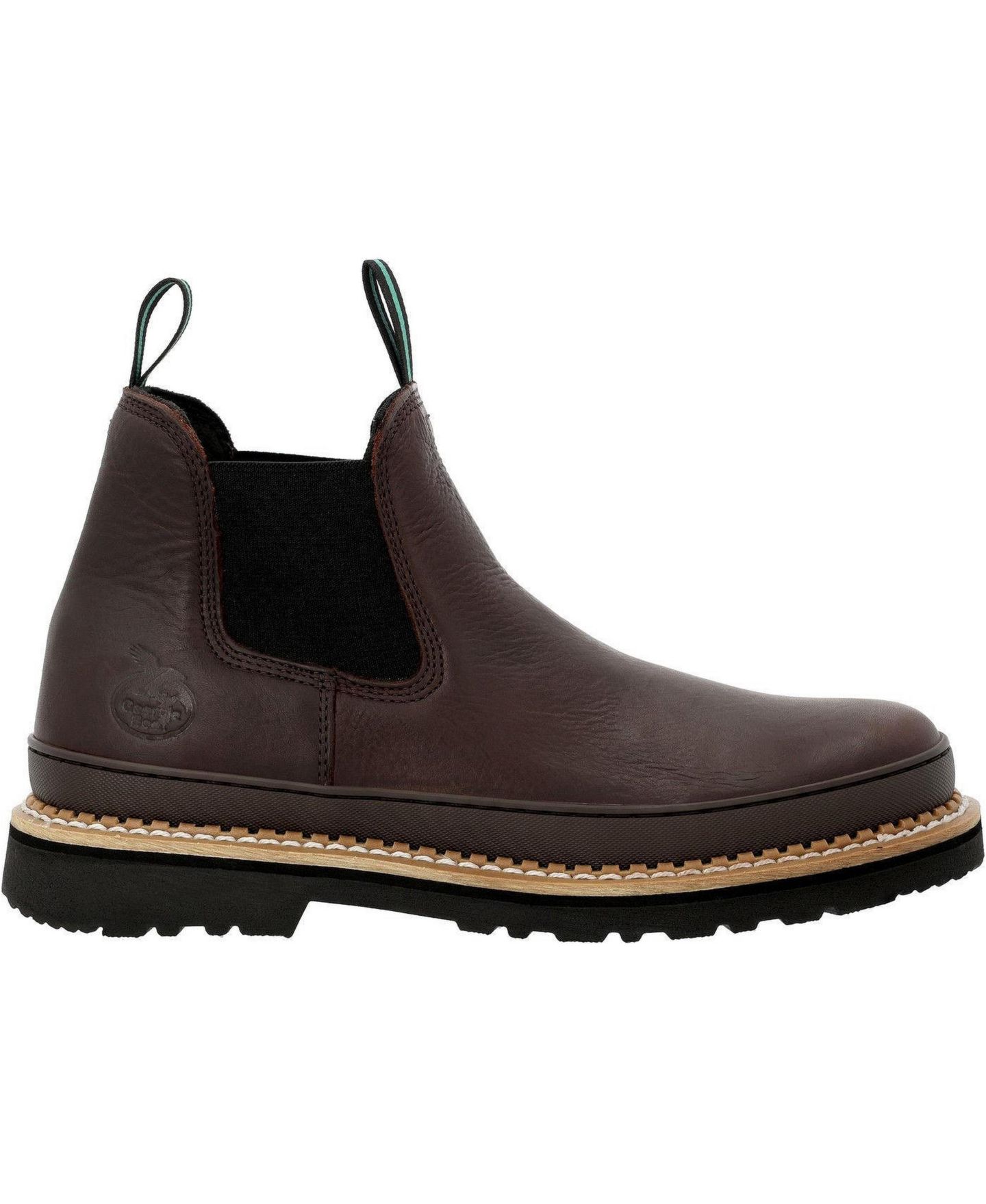 Мужские ботинки GEORGIA BOOT Romeo Pull-On Round Toe Work Boot, цвет: Коричневый — фото 2