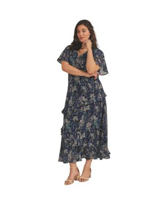 Women's Maxi Ruffle Dress