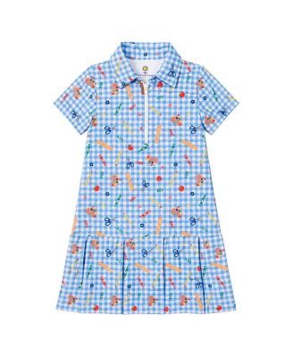 Toddler Girls 2T - 8 School Print Performance Knit Dress