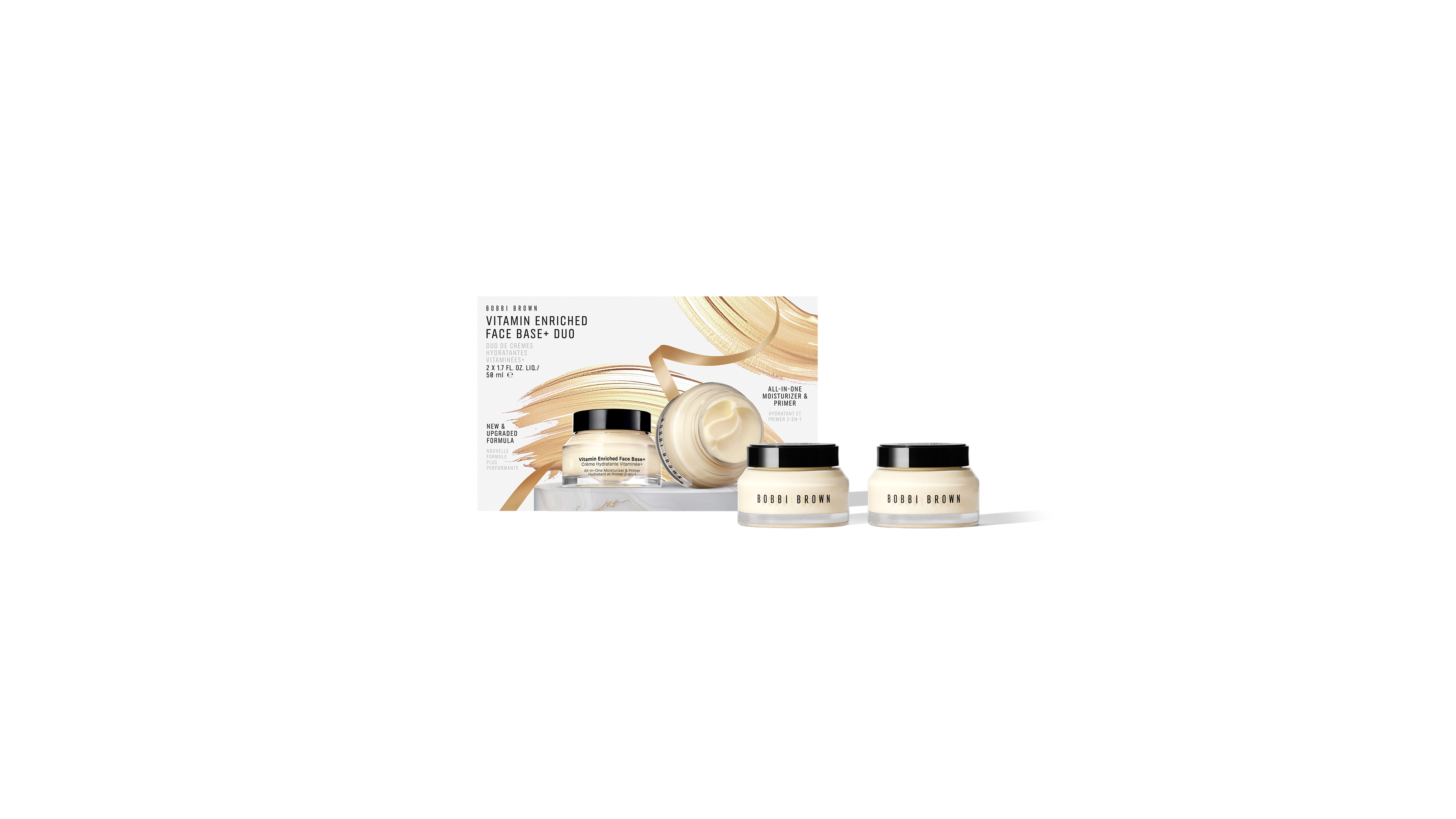 Bobbi Brown 2-Piece Vitamin Enriched Face Base+ Moisturizer & Primer Gift Set Duo