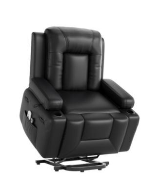 Heat and Massage PU Leather Electric Lift Power Lift Recliner Sofa Chair for Seniors