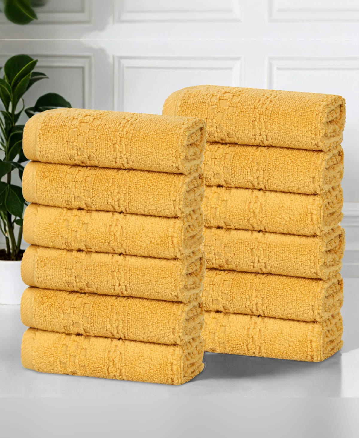 Superior Playa Cotton 12-Piece Washcloth Set