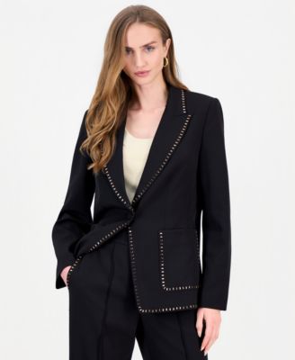 Women's Margaret Rhinestone V-Neck Blazer