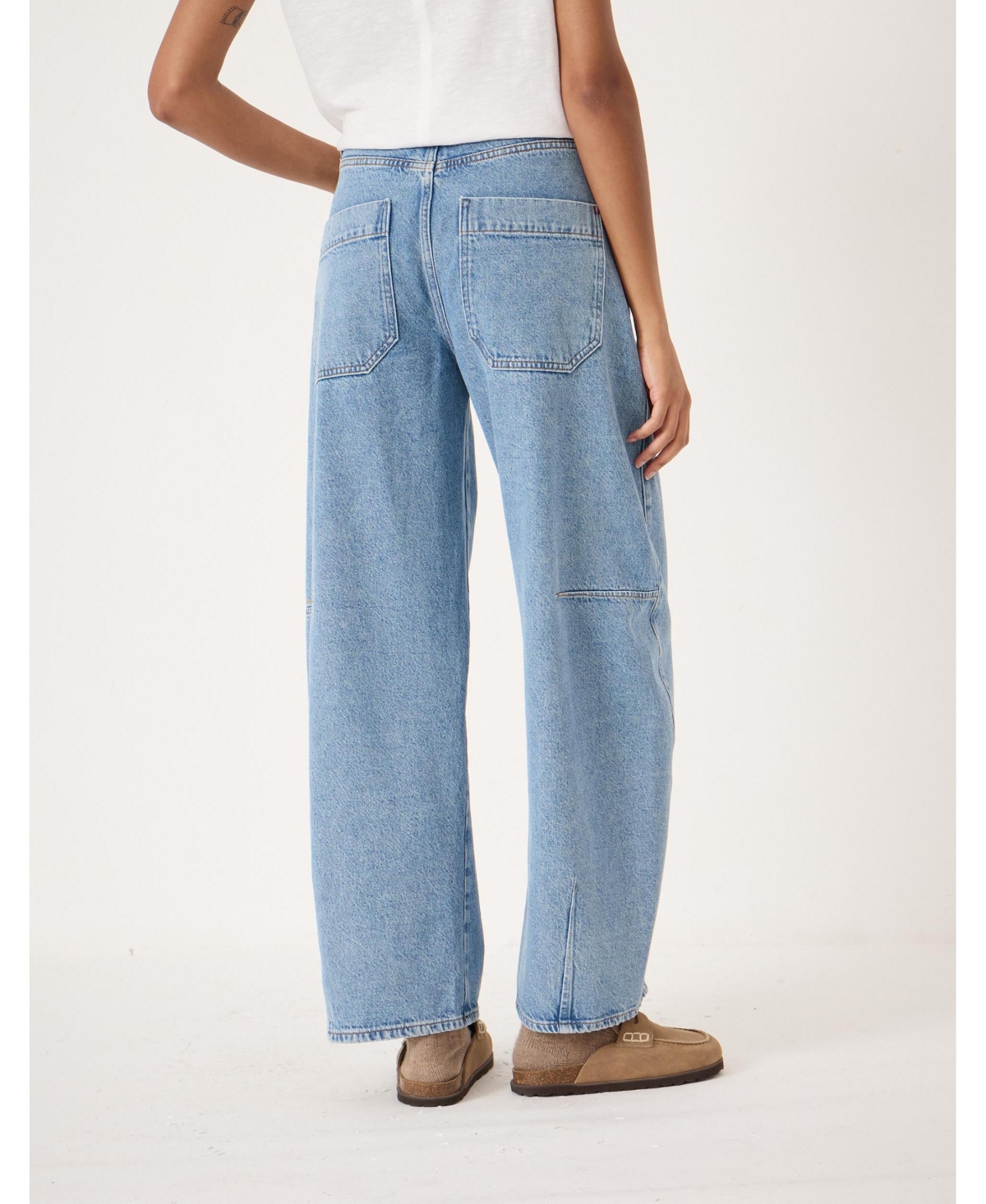 Hush Women's Bree Horseshoe Barrel Leg Jeans