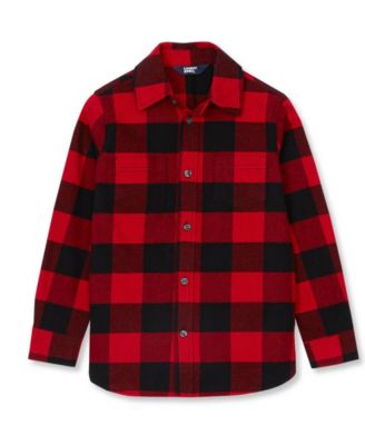 Kids Long Sleeve Flannel Shirt