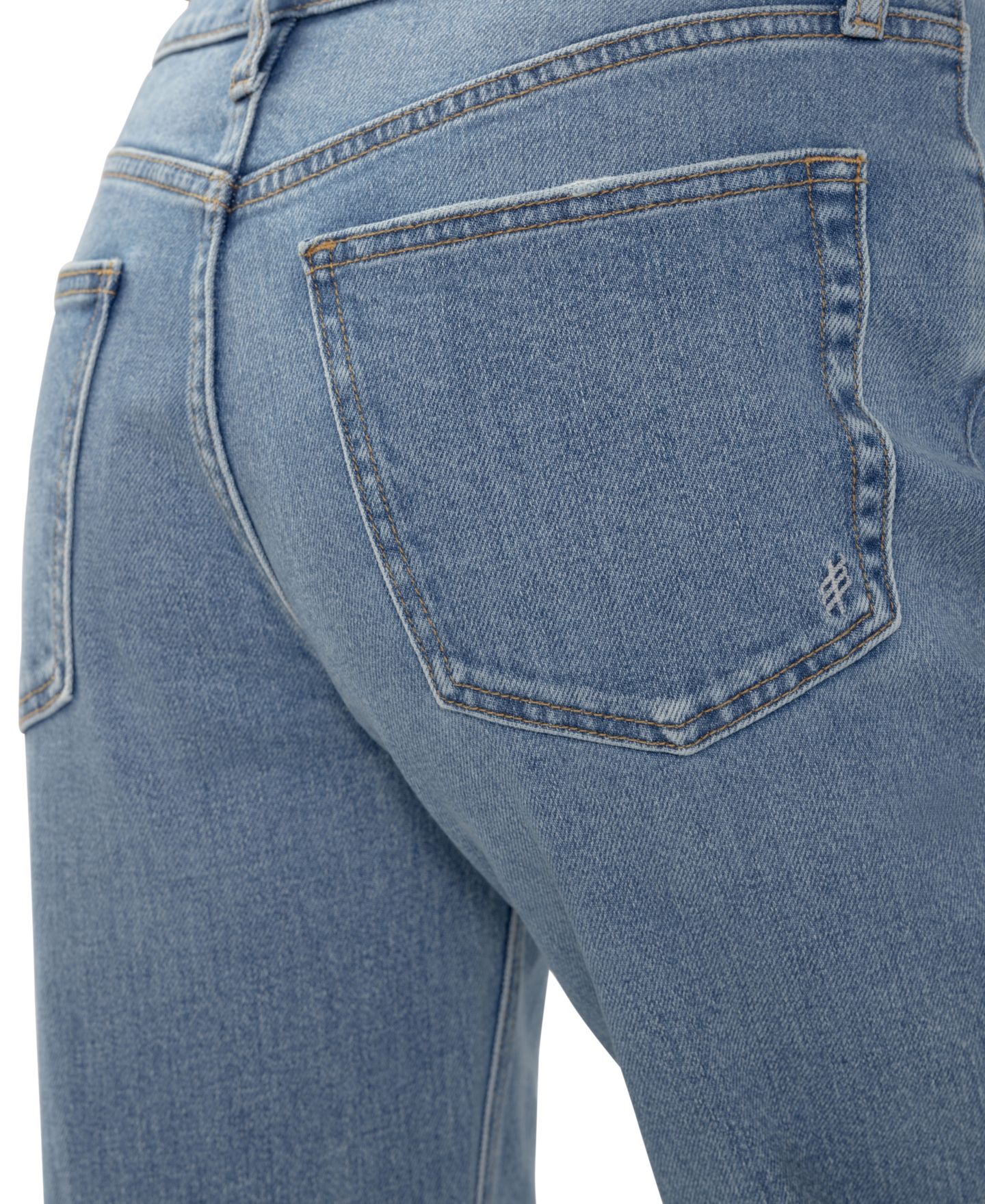 Женские джинсы Silver Jeans Co. Baggy Bootcut High-Rise Cotton-Blend, цвет: Electric — фото 5