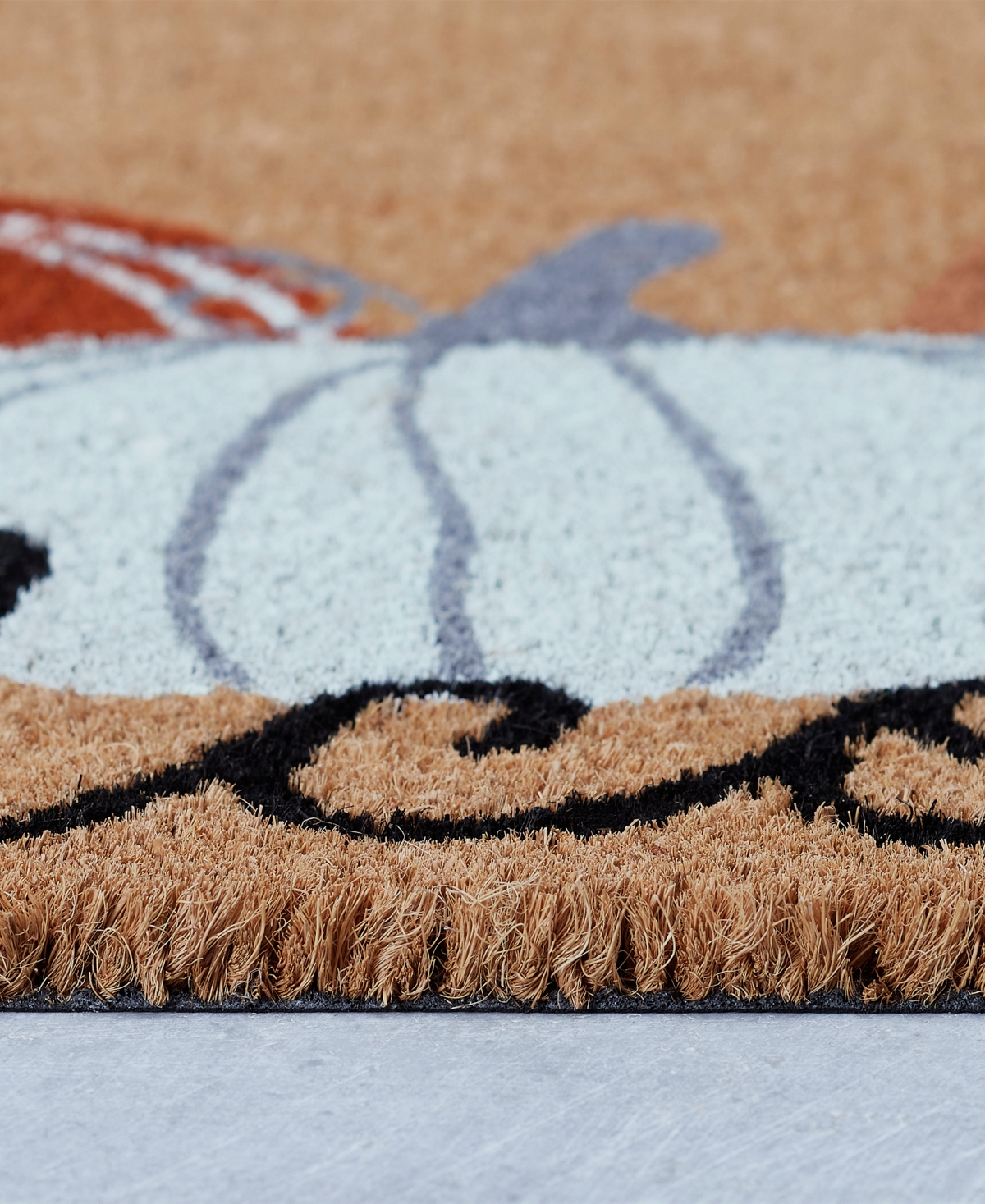 Vcny Home Harvest Pumpkins Outdoor Coir Doormat, 18" x 30"