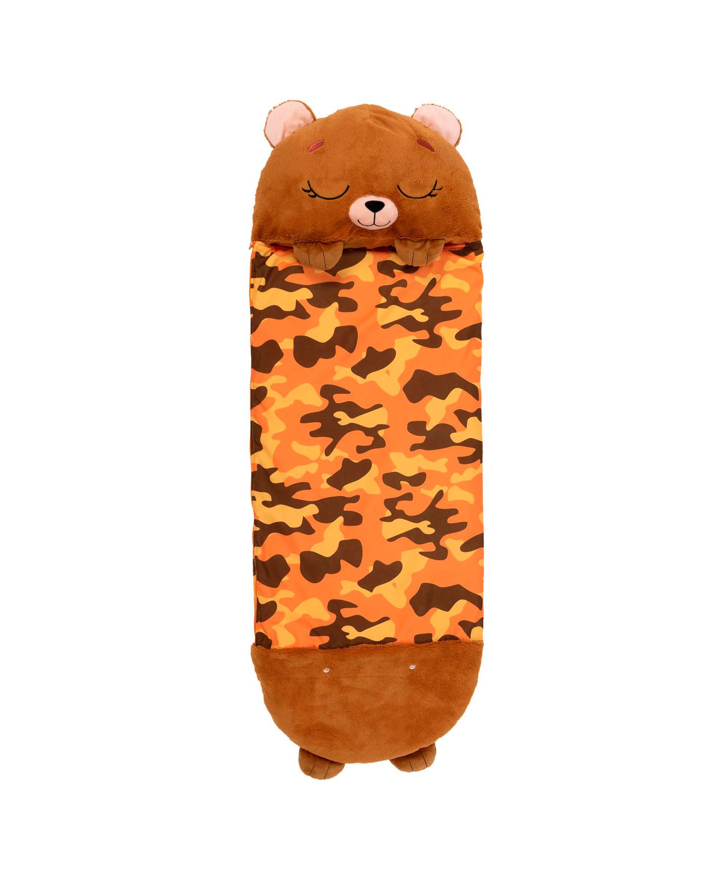 Детская мягкая игрушка Happy Nappers Benny the Bear Medium 2-in-1 Weighted Plush — фото 9
