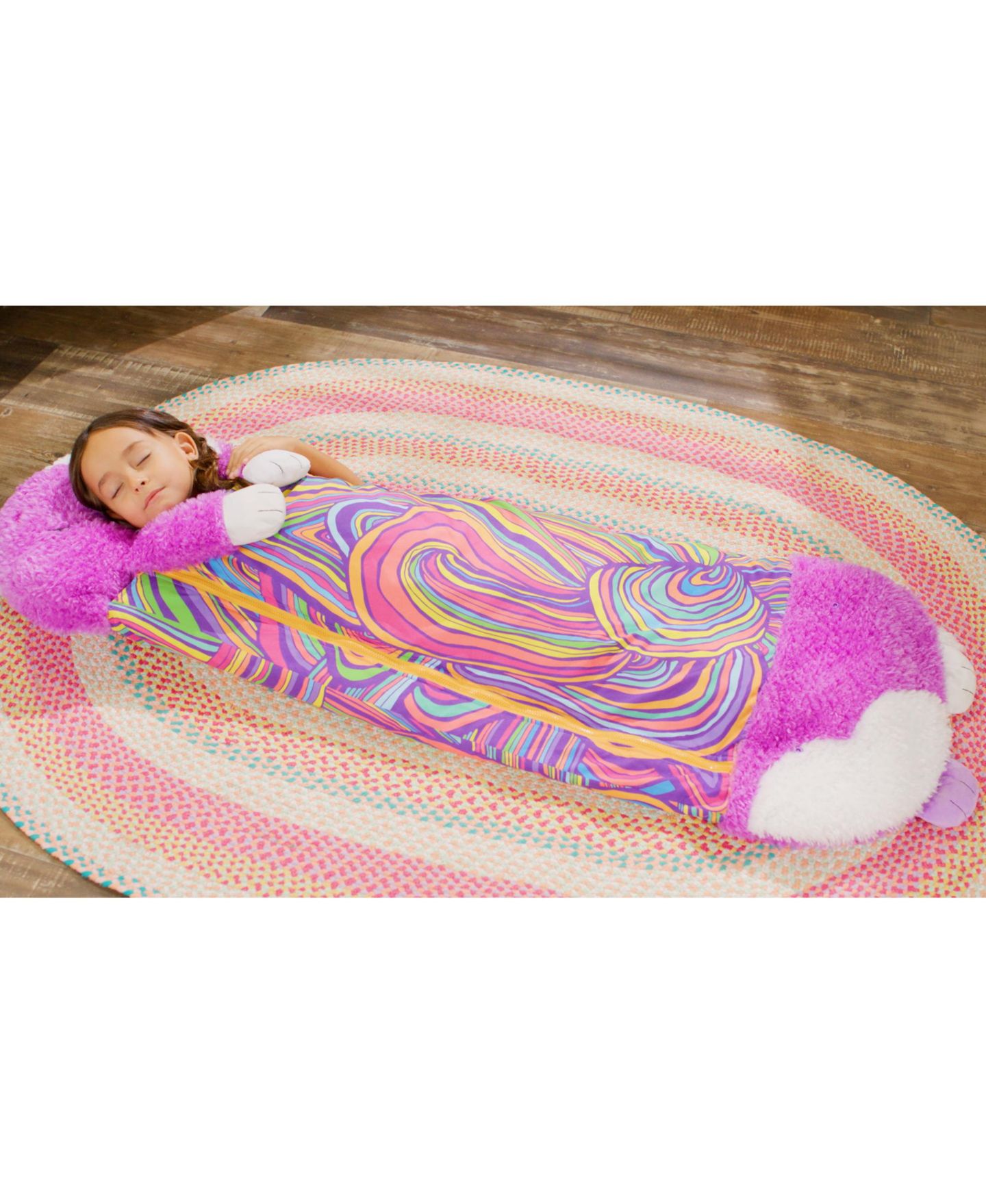 Детская мягкая игрушка Happy Nappers Cat Medium Weighted Plush — фото 9