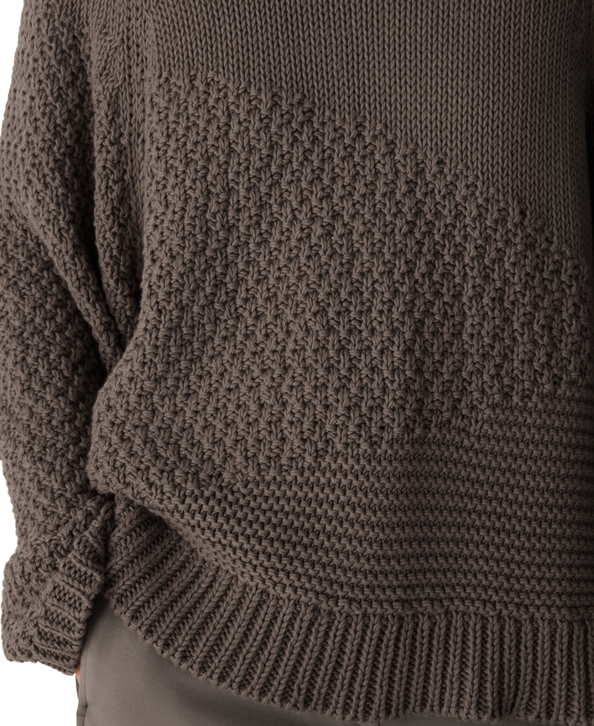Eileen Fisher Women's Boxy-Fit Long-Sleeve Crewneck Sweater