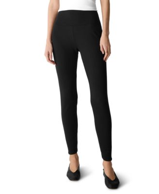 Women's Fleece-Lined High-Waisted Ankle Leggings