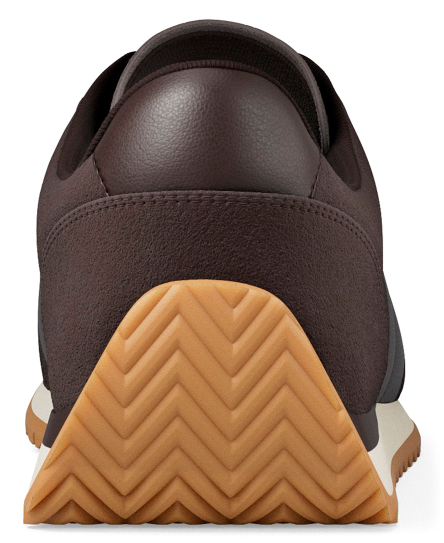 Мужские кроссовки Michael Kors Rhodes Stripe Trainer Suede Lace-Up, цвет: Шоколадный — фото 3