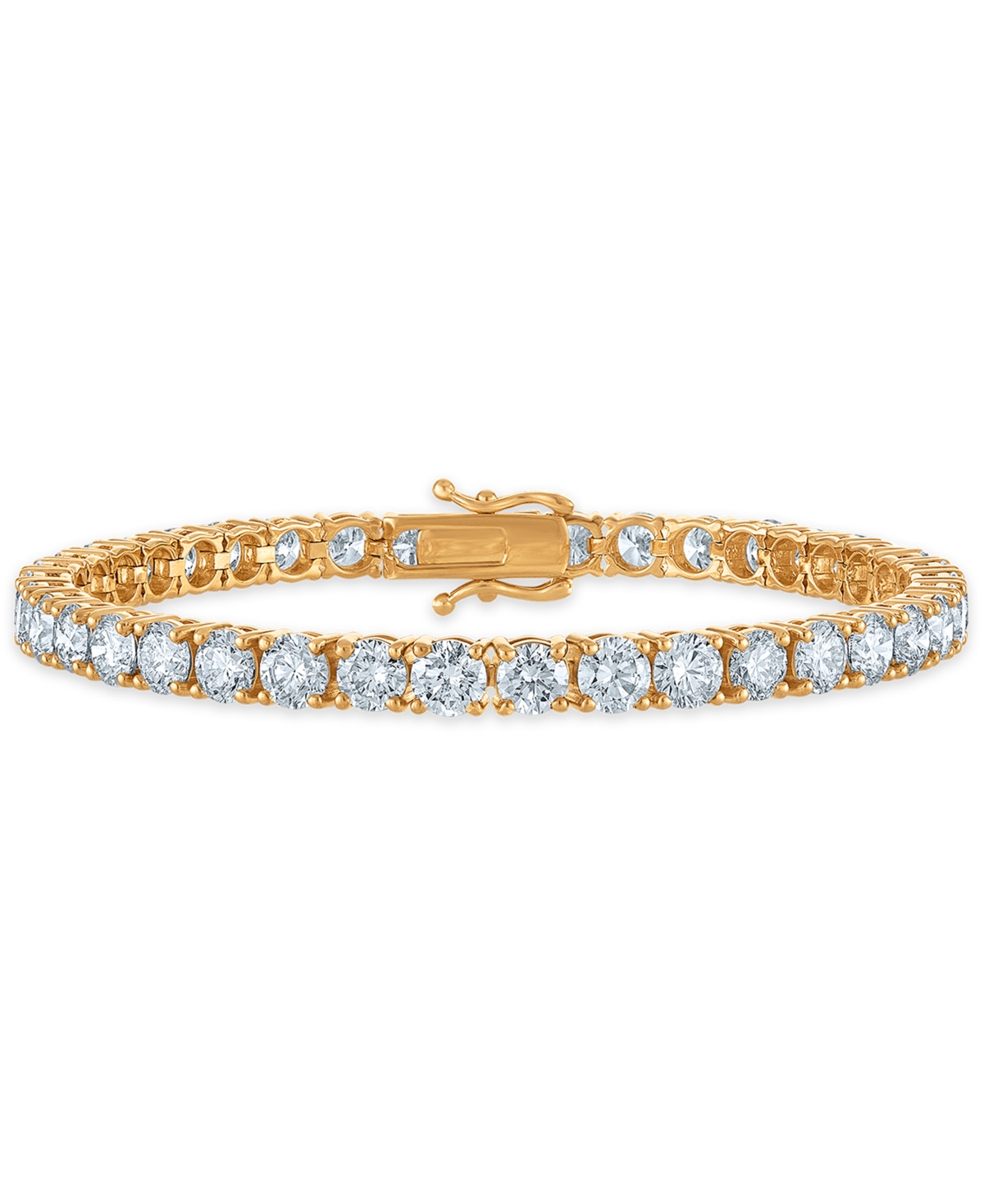 Macy's Diamond Tennis Bracelet (15 ct. t.w.) in 14k Yellow Gold